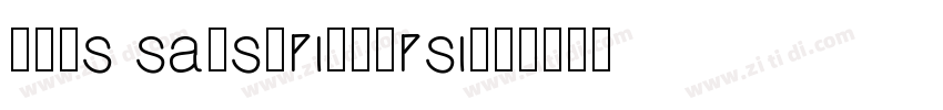 hels sanserifVersion字体转换